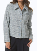 Jacket | Bouclé Melange | Chiho | Celeste