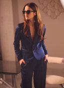 Blazer | Heavy Satin stretch | Yoann | Blue Night