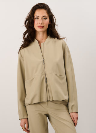 Jacket | Bonded Travel | Aya | Café Latte