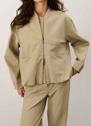 Jacket | Bonded Travel | Aya | Café Latte