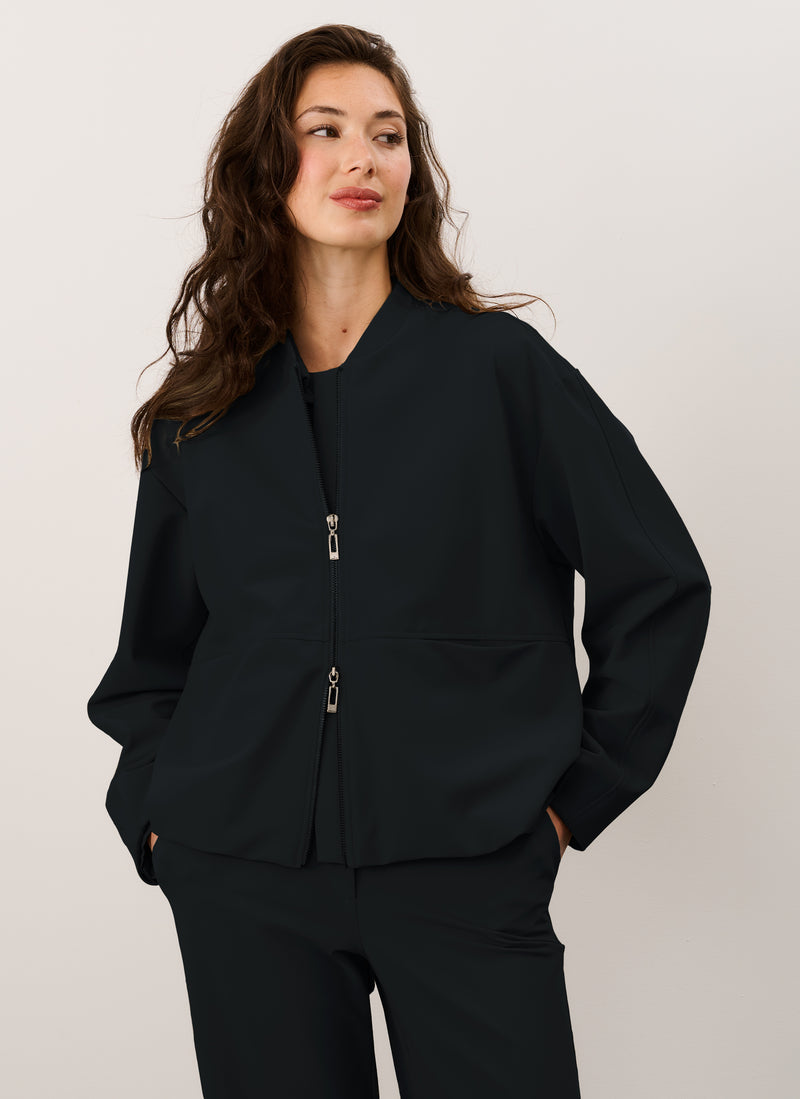 Jacket | Bonded Travel | Aya | Deep Black