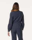 Jacke | Heavy-Travelqualität Printed | Pumiko | Denim