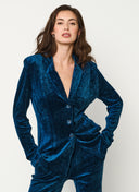 Blazer | Velour Tencel | Sakumi | Sapphire Velvet