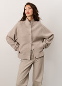 Jacket | Wool Blend | Kyoko | Sand Melange