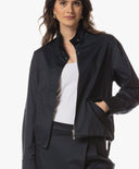Jacket | Cotton Stretch | Miori | Black Blue