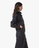 Jacket | Cotton Stretch | Miori | Black Blue