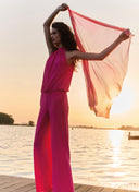 Jumpsuit | Regular Travel | Ruri | Bright Pink