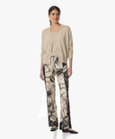 Knits | Linen Cotton Rec. Pol. | Ynao | Sand