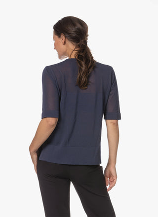 Knit | Ecotule | Zita | Navy Knit