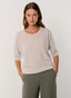 Knit | top | Half-length | Air cashmere | Yara | Silver Knit