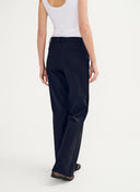 Pants | Bonded Travel | Bazy Bonded | Black-Blue