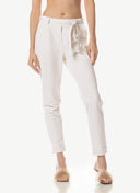 Pantalon | Bonded Travel | Hita | White