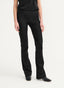 Flared Travel Jersey Trousers | Zaya | deep black