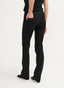 Flared Travel Jersey Trousers | Zaya | deep black