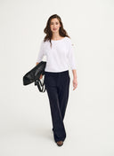 Pants | Regular Travel | Myza | Black-Blue
