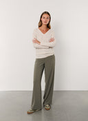 Pants | Summer Crepe | Rawy | Dusky Green Crepe