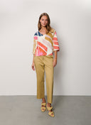 Pants | Cotton Stretch | Noe 7/8 | Safari sand Cotton