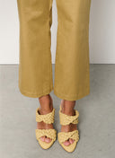 Pants | Cotton Stretch | Noe 7/8 | Safari sand Cotton