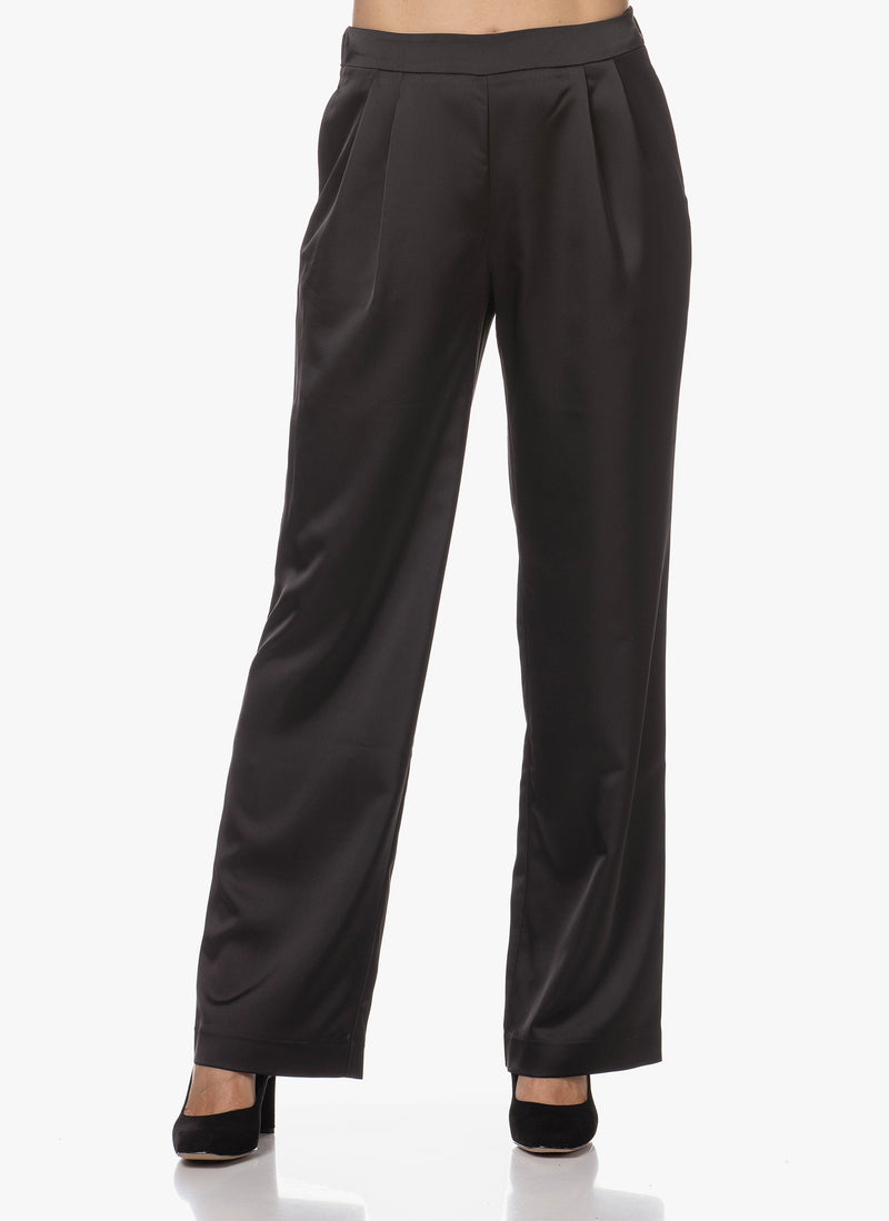 Hosen | Heavy Satin Stretch | Sorano | Black Satin