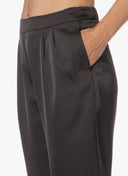 Pants | Heavy Satin Stretch | Sorano | Black Satin