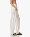 Hose | Linen Viscose Structure | Rieka | soft white
