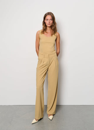 Pants Regular travel jersey Namiyo Safari Sand