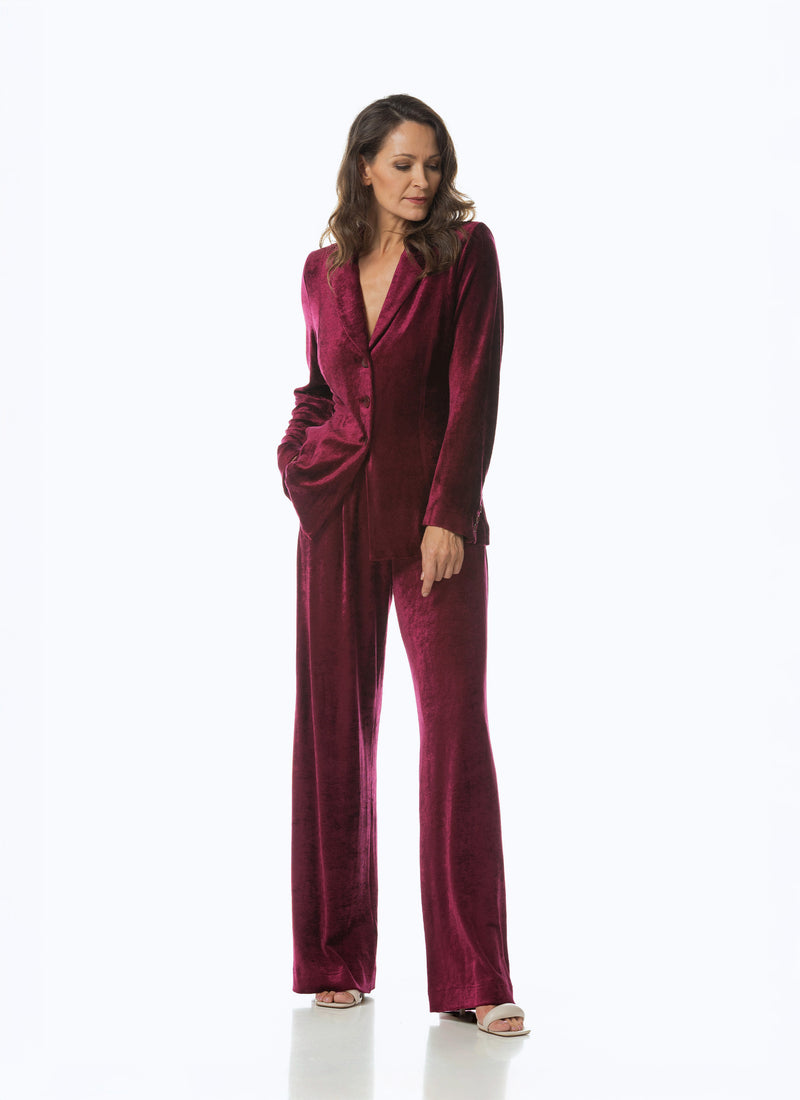 Hose | Velours Tencel | Kona Long Velvet | Wine Red Velvet