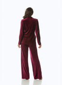 Pants | Velour Tencel | Kona Long Velvet | Wine Red Velvet