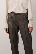 Pants | Vegan Leather | Kiyoshi | Dark Grey