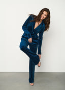 Pants | Velour Tencel | Rylee Velvet | Sapphire Velvet