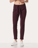 Pantalon | Bonded Travel | Hita | Merlot