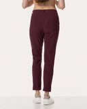 Pantalon | Bonded Travel | Hita | Merlot