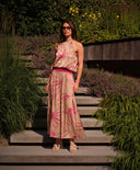 Skirt | Satin Viscose Dessin | Kana Dessin | pinstripe petal - shop_name