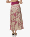 Skirt | Satin Viscose Dessin | Kana Dessin | pinstripe petal - shop_name