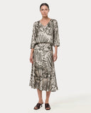 Skirt | Satin Viscose Dessin | Rikana | Butterfly