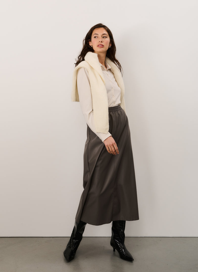 Rock | Vegane Lederstoff | Konomi | Dark Grey