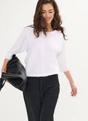 T-shirt | Lightweight Travel | Nariko | White