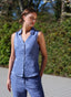 Top | Linen | Elwy | Rafblue linen