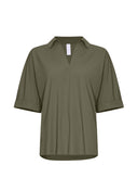 Top | Regular Travel | Nui | Dusky Green