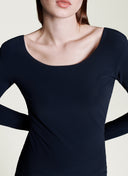 Langarm | Top | Wendbar | Reisetrikot | Tiyo | schwarz-blau