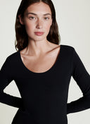 Langarm | Top | Wendbar | Reisetrikot | Tiyo | tiefschwarz