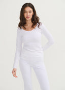 Langarm | Oberteil | Wendbar | Reisetrikot | Tiyo | Weiß