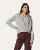 Bluse | Light-Travelqualität | Orine | Mid Grey