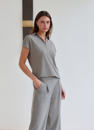 Top | Leichter Travel Jersey | Kera | Olive