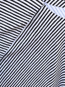 Blouse | Rib Light Travel | Iwai Diagonal Stripe | diagonal stripe black