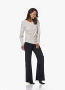 Pantalon | Bonded Travel | Gujo | Black-Blue
