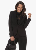 Blazer | Crêpe | Charis | Deep Black