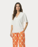 Top | Waffle Travel | Nari Waffle | White