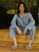 Blouse | Comfort Travel | Jorika Dessin | Grey Structure