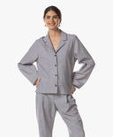 Bluse | Comfort Travel | Jorika Dessin | Grey Structure